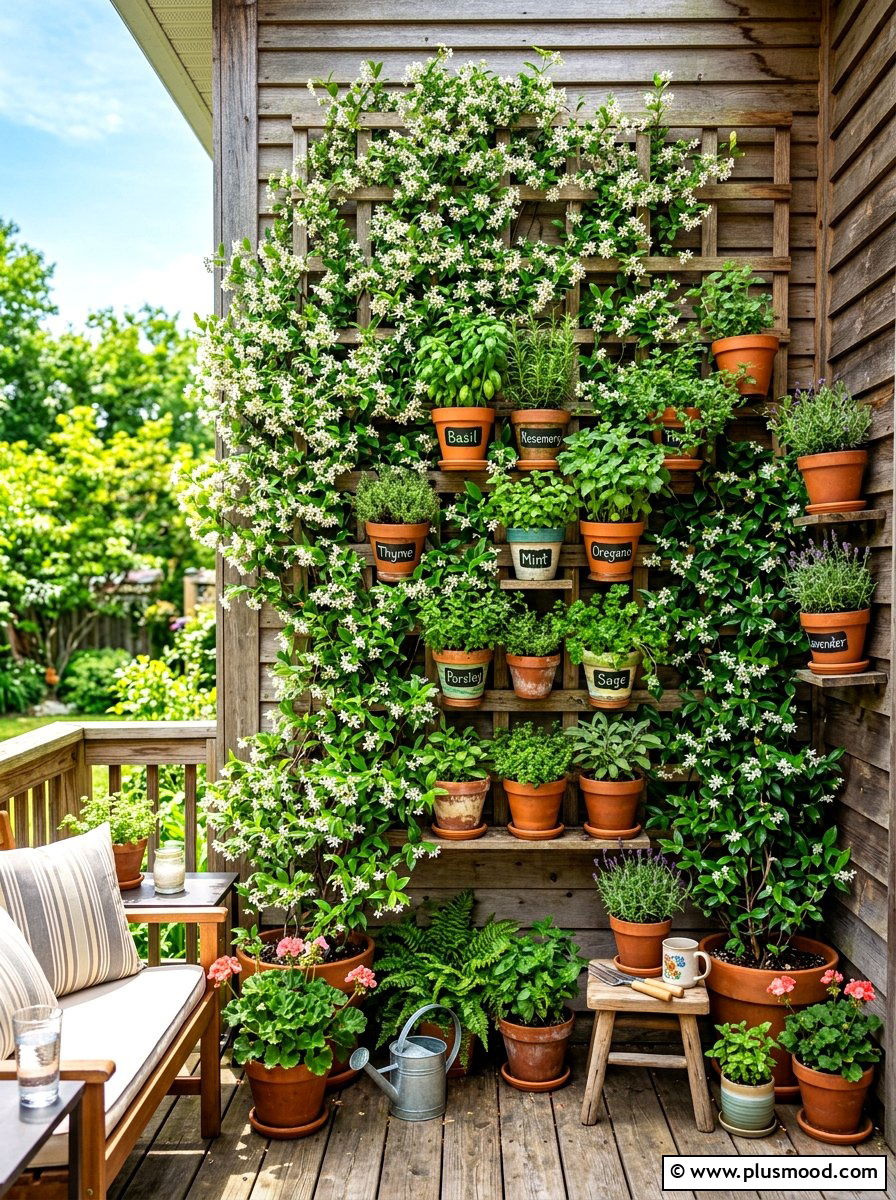 Vertical Porch Garden