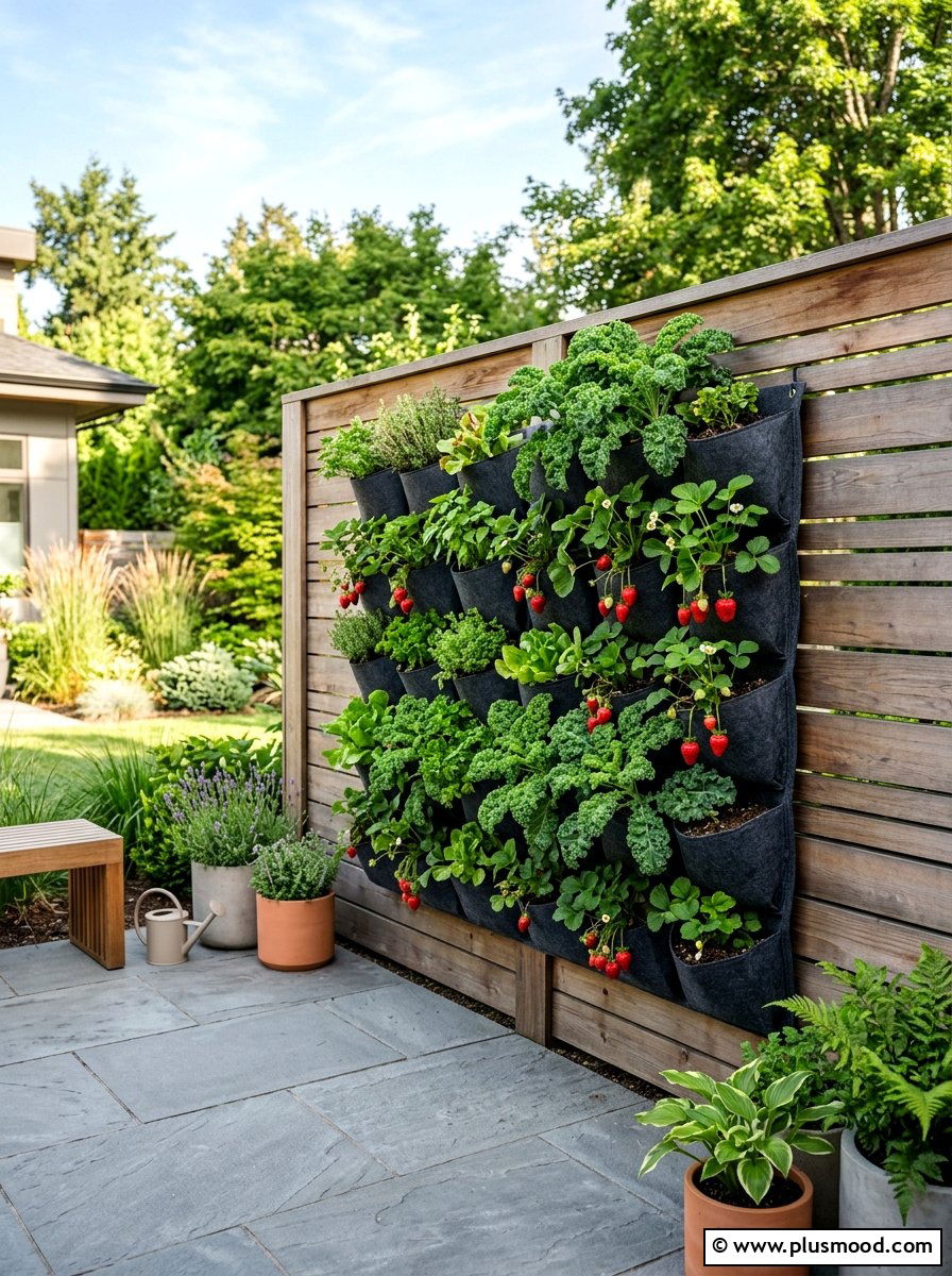 Vertical Vegetable Garden - 25 small backyard ideas with vegetable garden