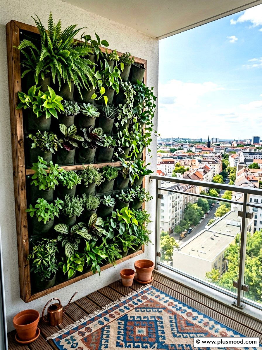 Vertical Wall Planter - 25 summer boho planter ideas