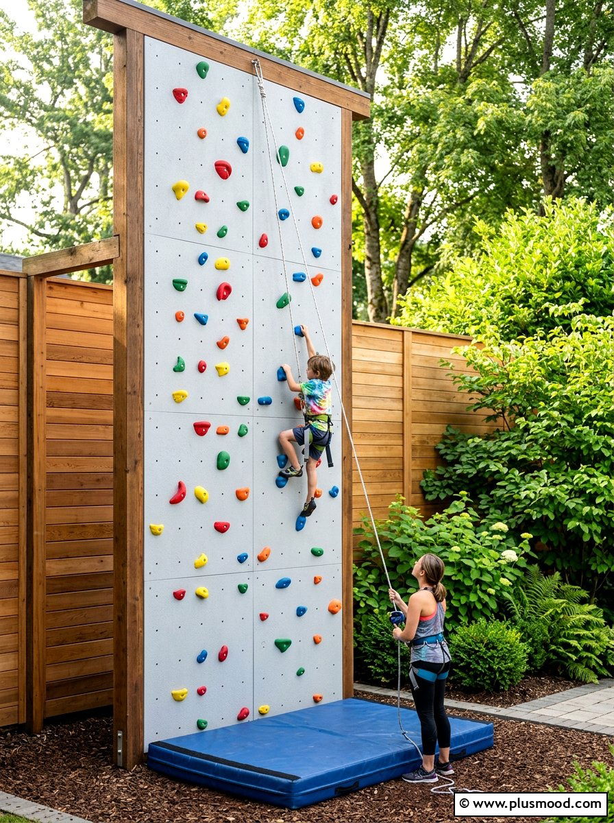 25 Small Backyard Ideas With Climbing Wall Designs to Try