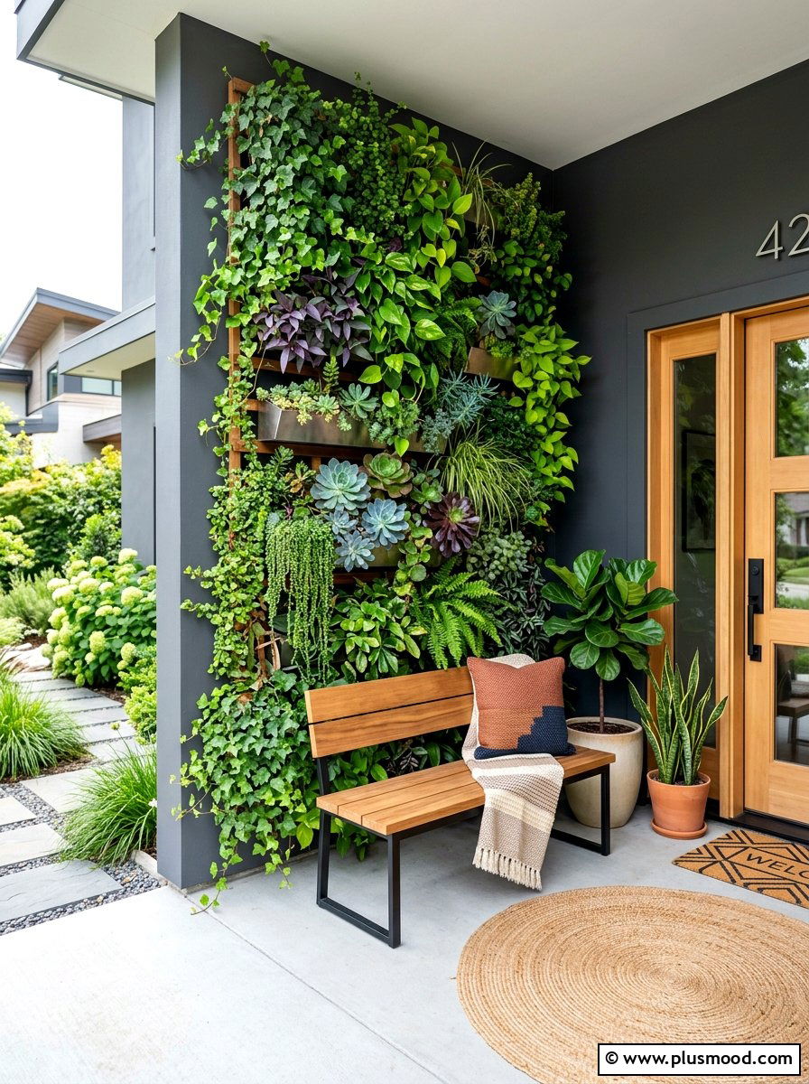 Vertical garden front porch - 25 summer elegant front porch ideas