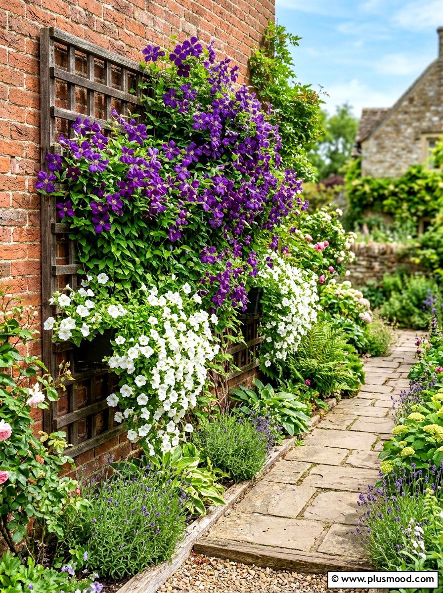 Vertical garden wall - 25 summer flower bed ideas
