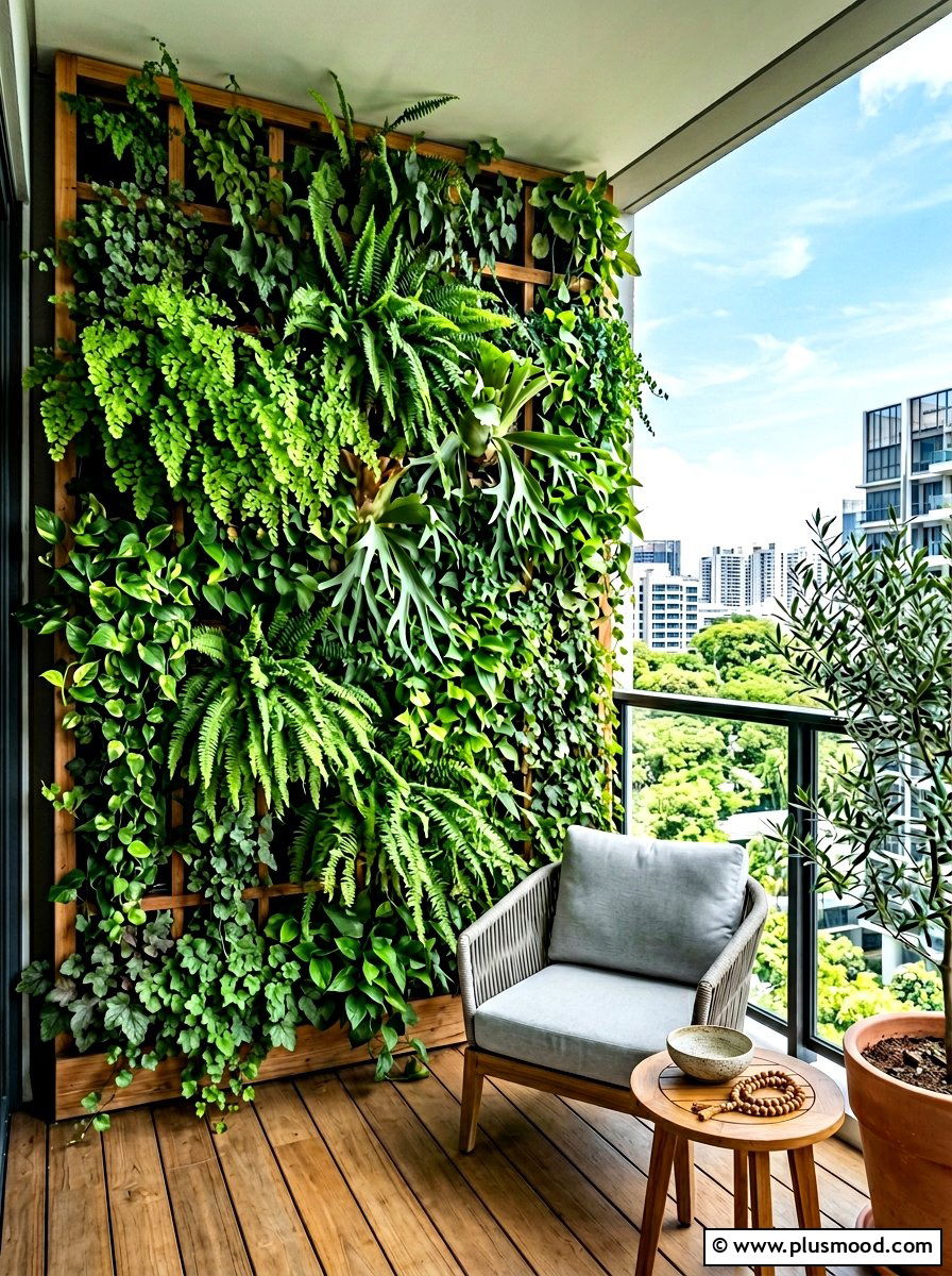 Vertical green wall - 25 summer hot weather landscaping ideas