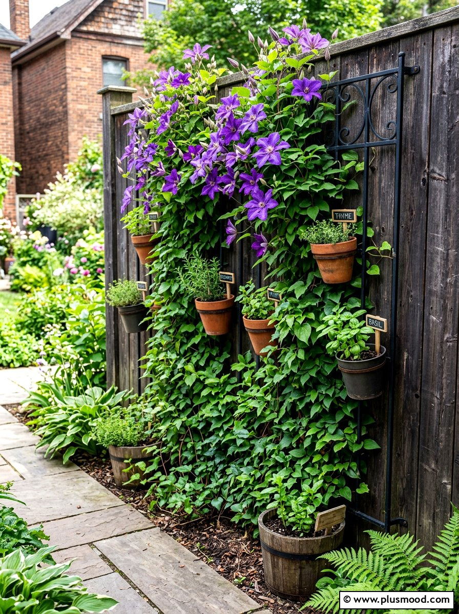 Vertical narrow flower bed - 25 summer narrow flower bed ideas