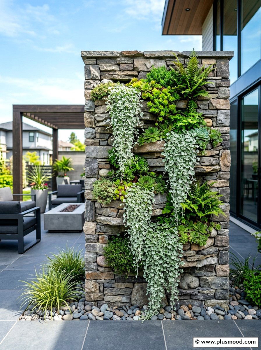Vertical rock garden feature - 25 summer rock garden ideas