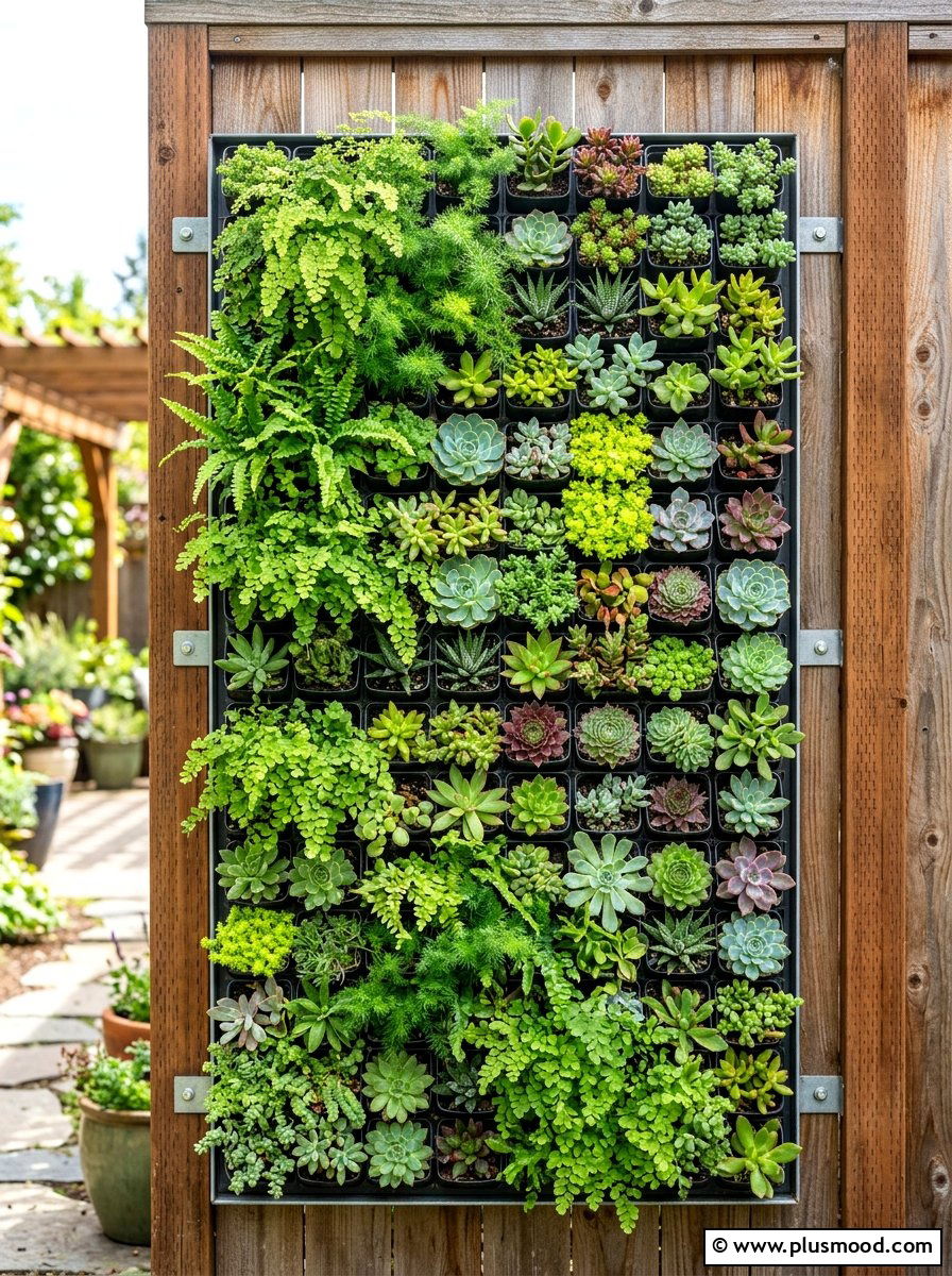 Vertical wall planter - 25 summer planter box ideas