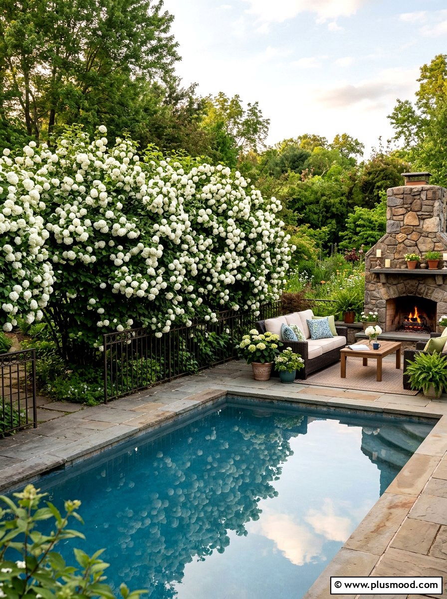 25 Pool Landscaping Ideas With Shrubs for Privacy