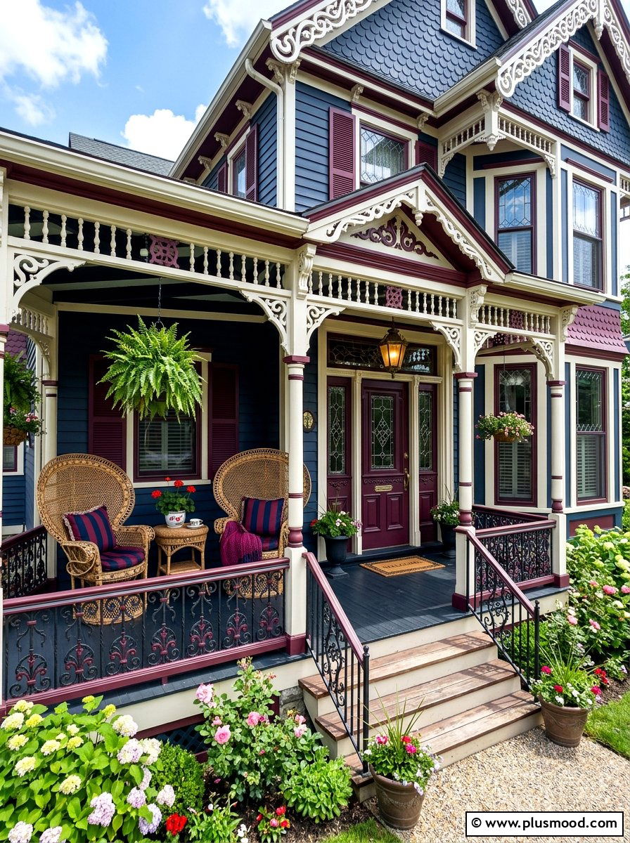 Victorian Front Porch - 25 cozy summer porch ideas