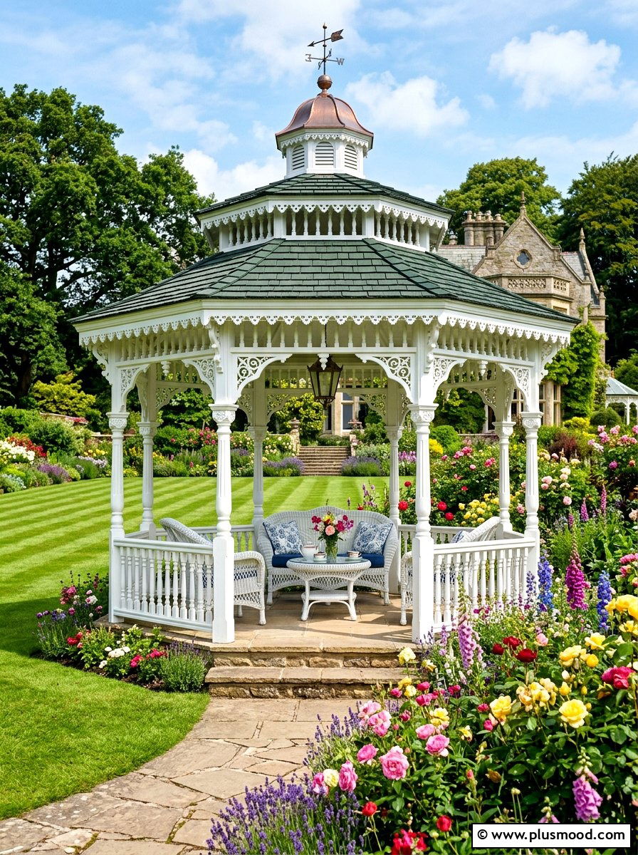 Victorian Gazebo - 25 summer backyard gazebo ideas