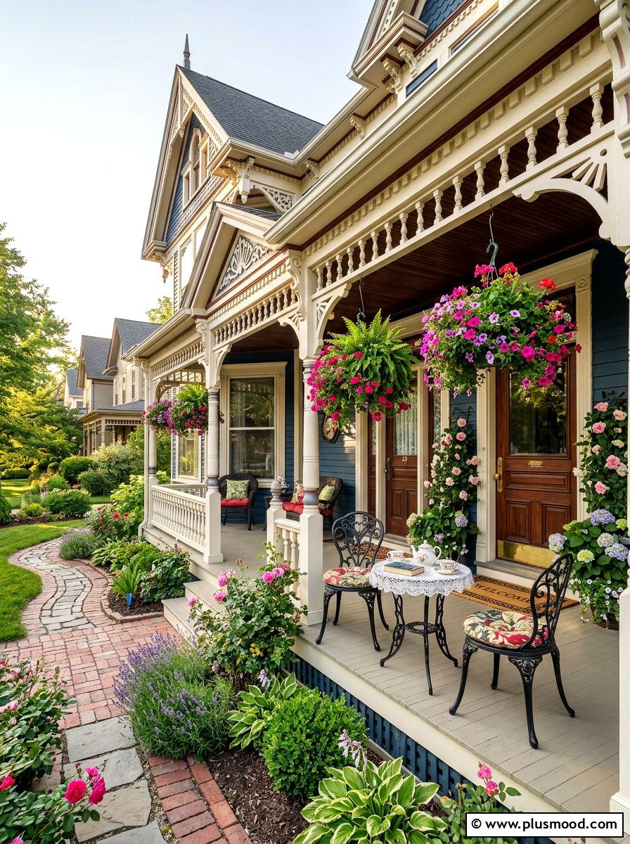 Victorian Style Front Porch - 25 summer front porch refresh ideas