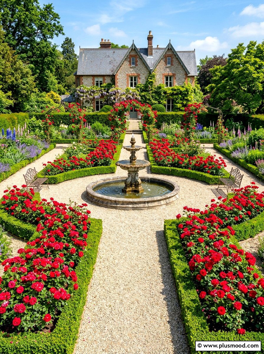 Victorian Summer Rose Garden - 25 beautiful summer garden ideas