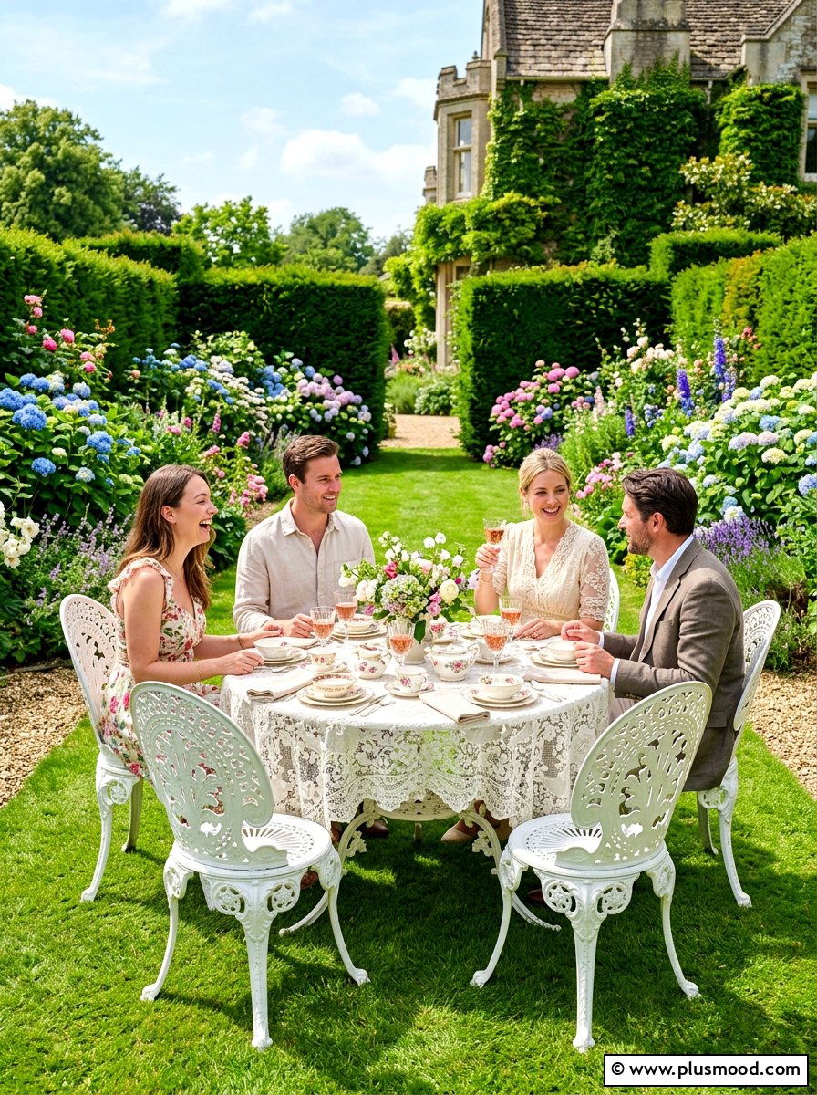 Victorian garden dining - 25 summer patio dining ideas
