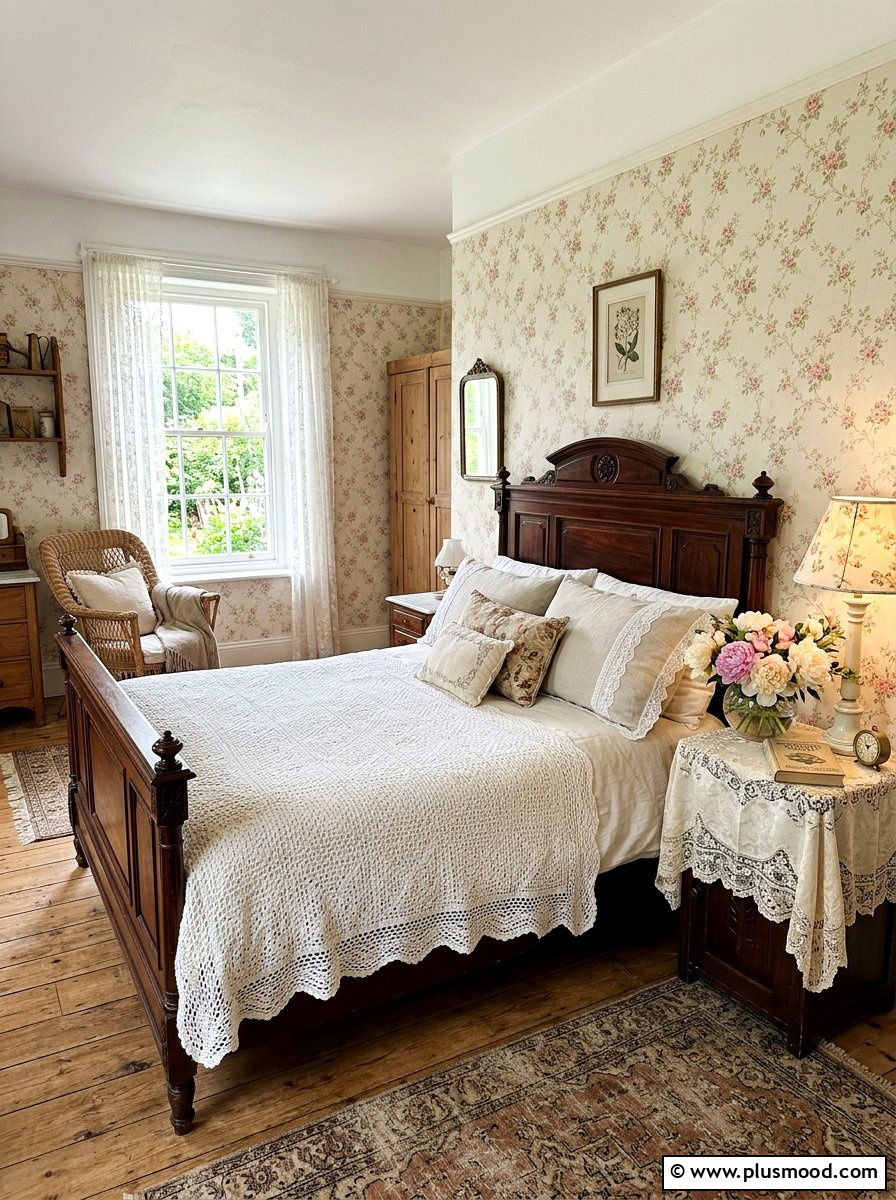 Vintage Crochet Bedding - 25 summer bedding ideas