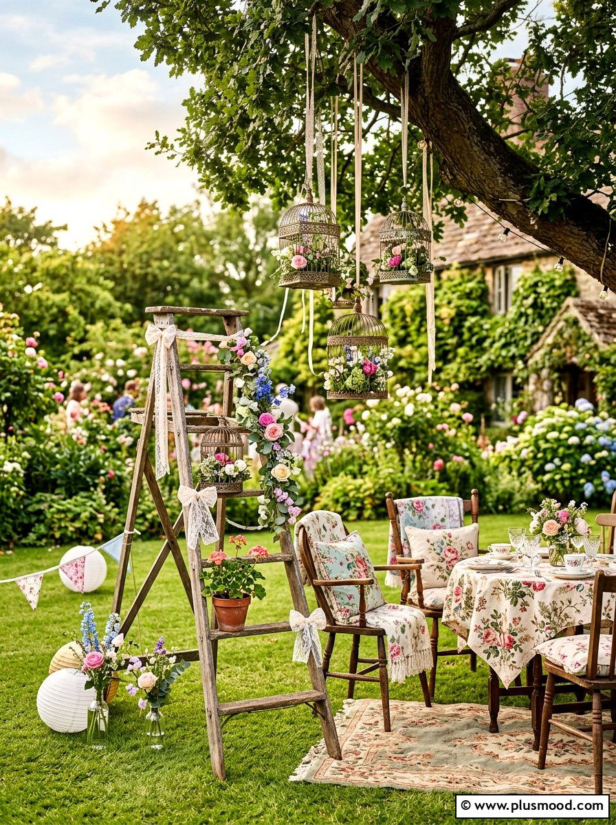 Vintage Garden Party - 25 summer outdoor wedding shower ideas