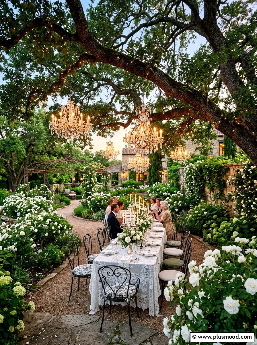 Vintage Garden Soiree - 25 summer outdoor lounge party ideas