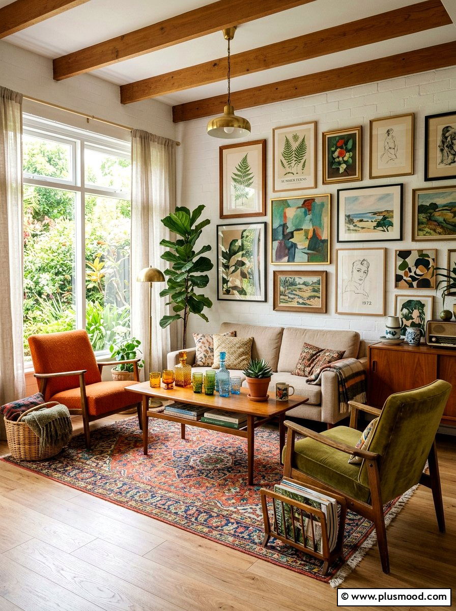 Vintage Living Room - 25 summer entertaining living room ideas