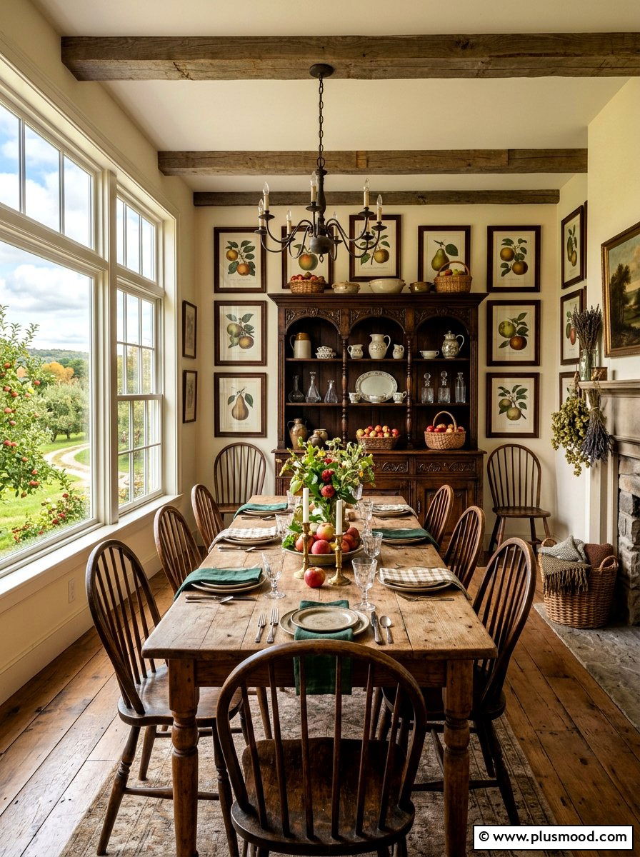 Vintage Orchard Dining Room - 25 late summer dining room ideas