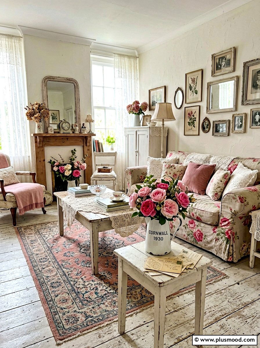 Vintage Summer Centerpiece - 25 summer centerpiece ideas for living room