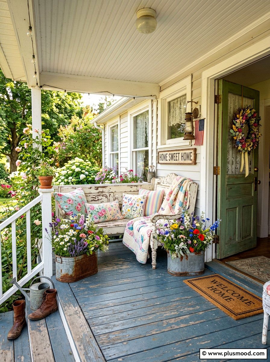 Vintage Summer Front Porch - 25 summer front porch ideas