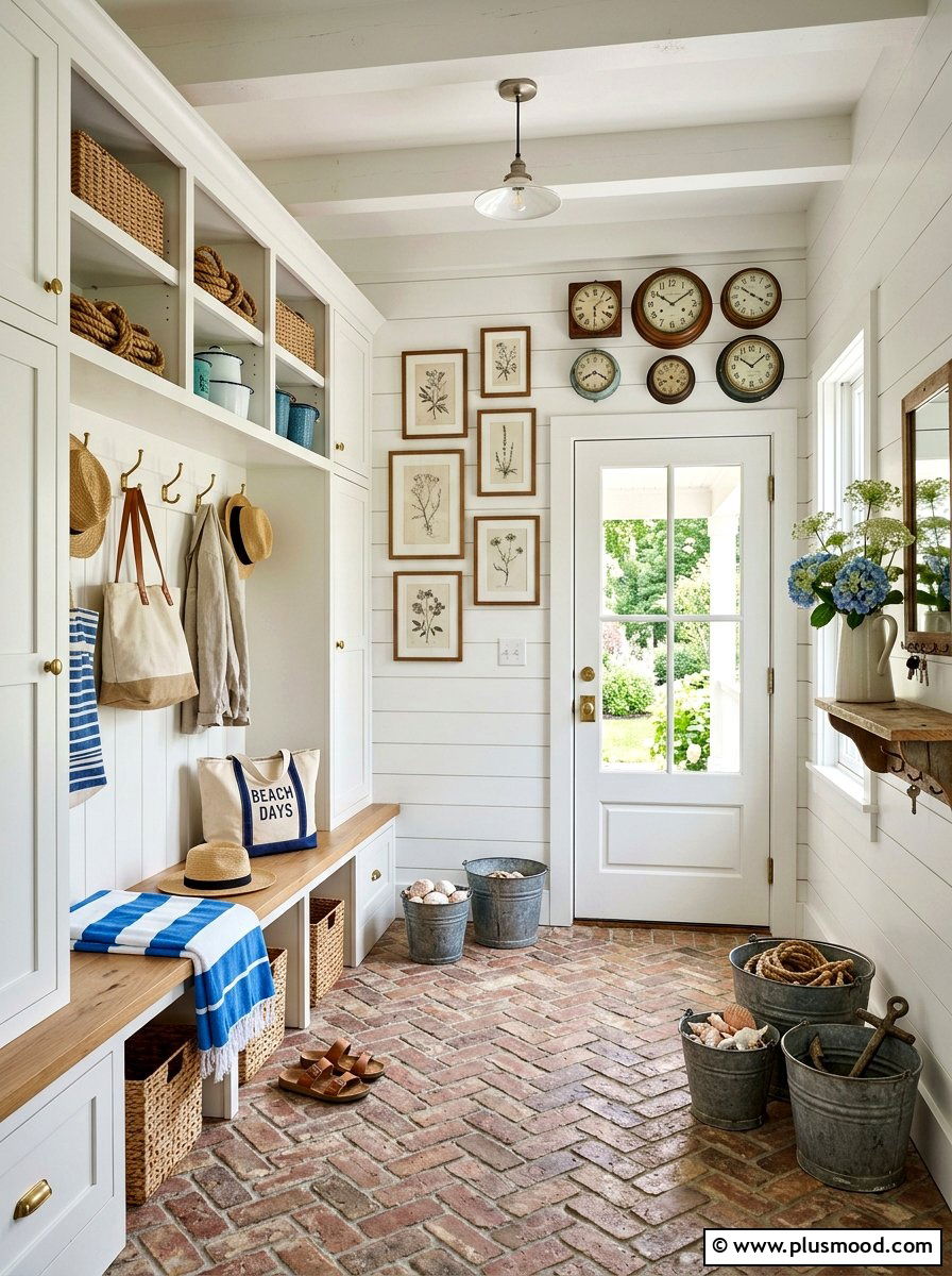 Vintage Summer Mudroom - 25 summer house decor ideas