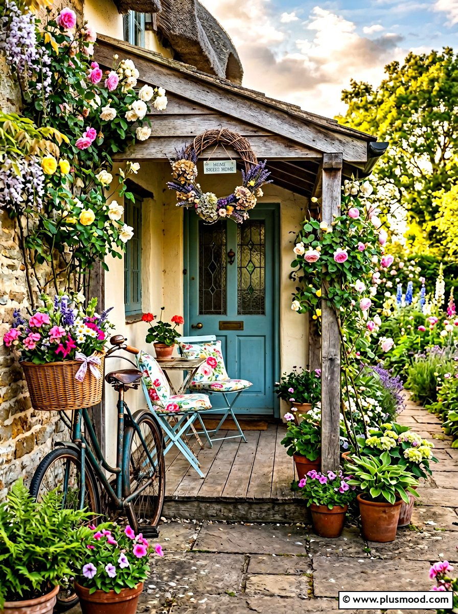 Vintage cottage front porch - 25 summer elegant front porch ideas