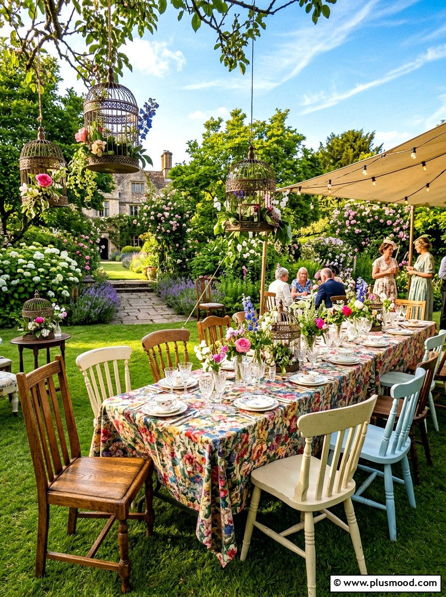 Vintage garden party style - 25 summer garden party ideas