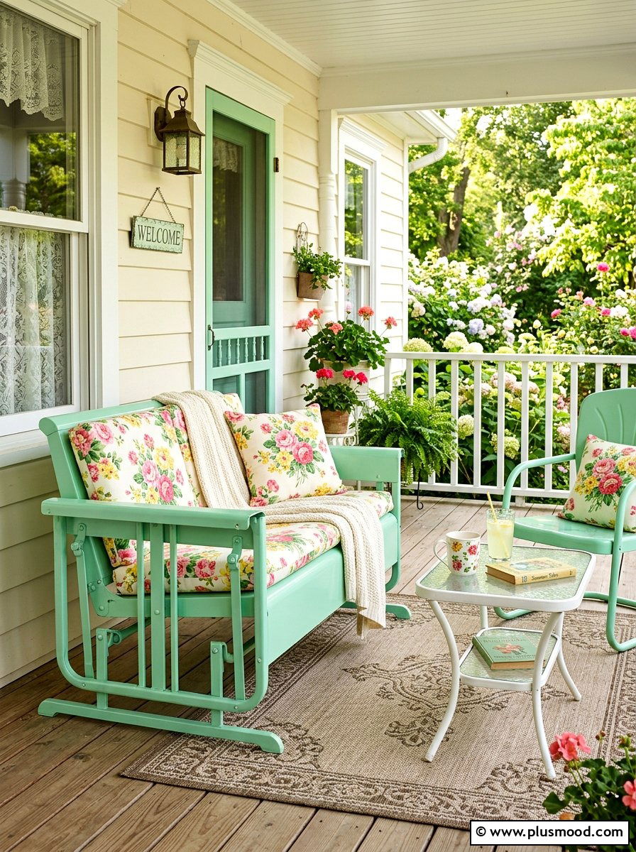 Vintage porch furniture - 25 summer porch ideas