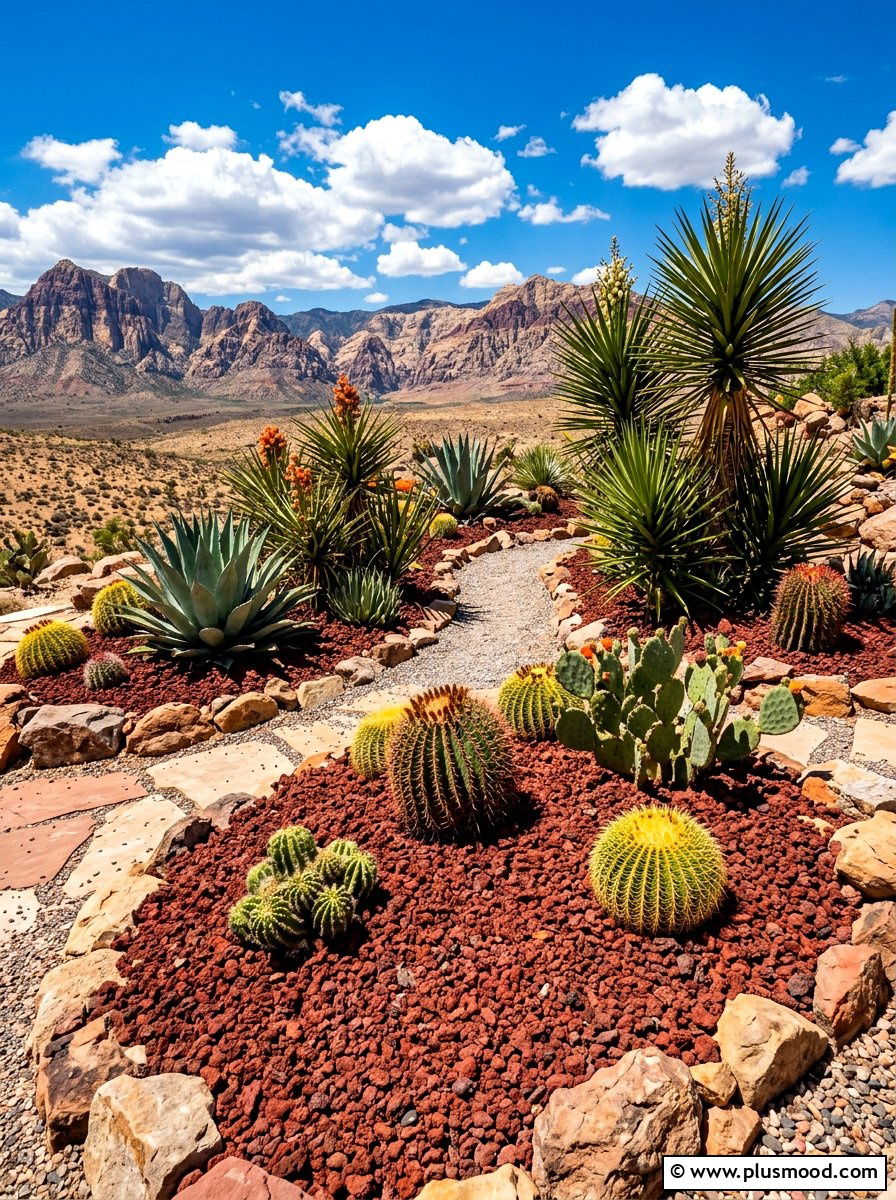 Volcanic lava rock mulch - 25 summer mulch ideas for summer landscaping