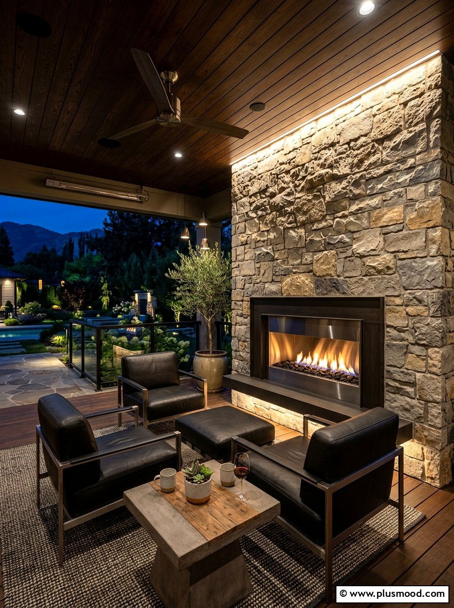 Wall Grazing Porch Lighting - 25 summer porch lighting ideas