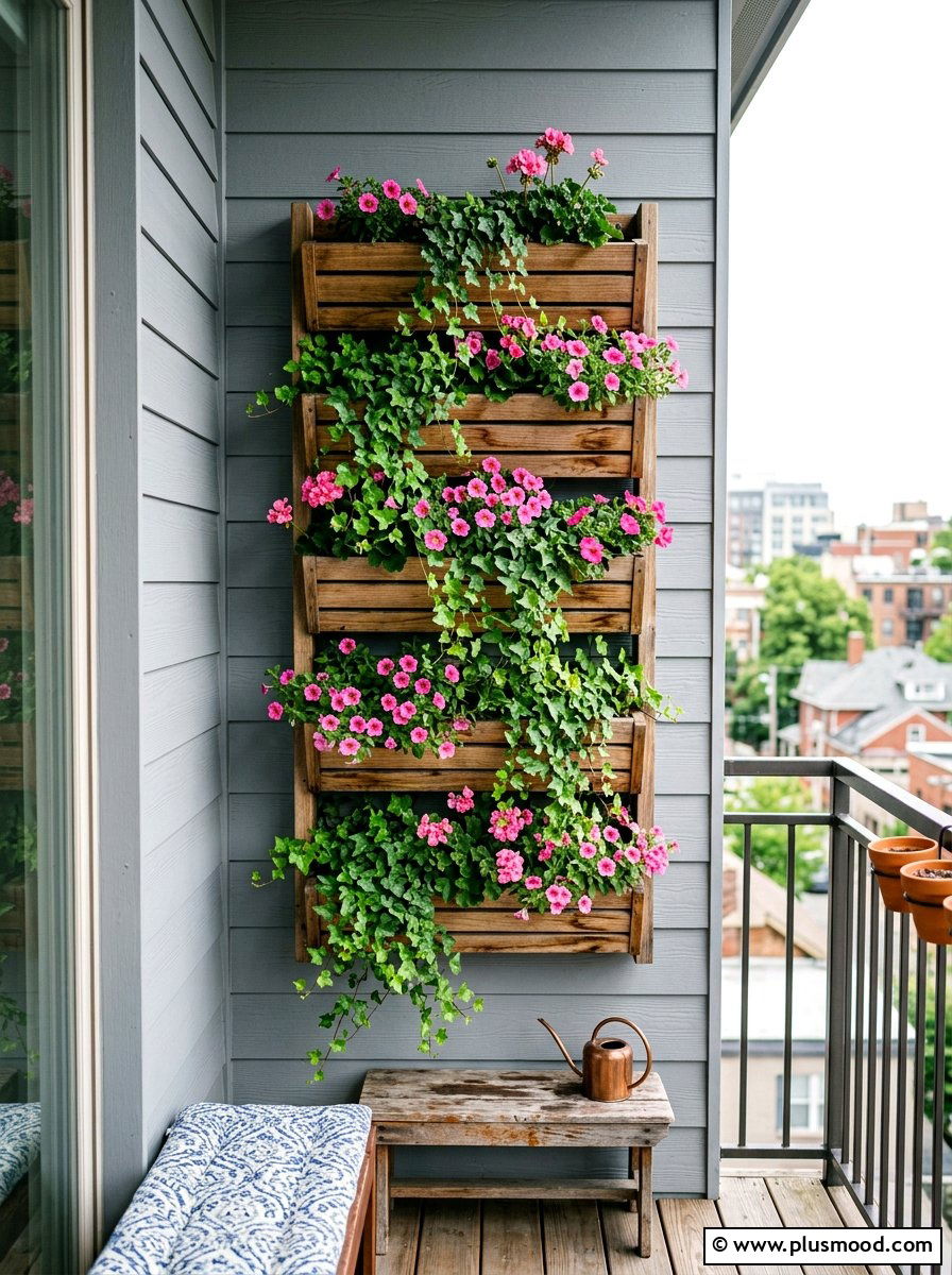 Wall Mounted Planter - 25 summer porch planter ideas