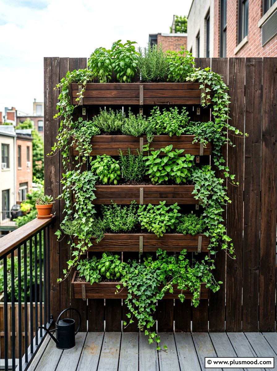 Wall Mounted Vertical Garden - 25 summer landscape refresh ideas