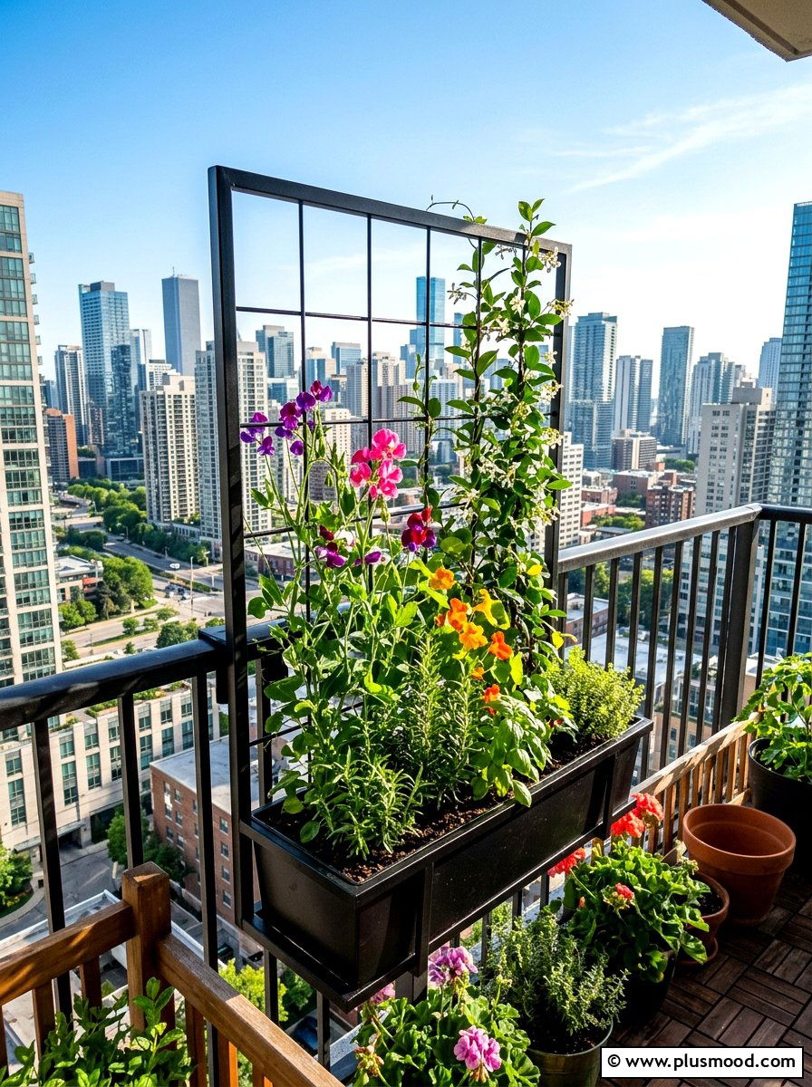 Wall Planter Trellis - 25 summer garden trellis ideas
