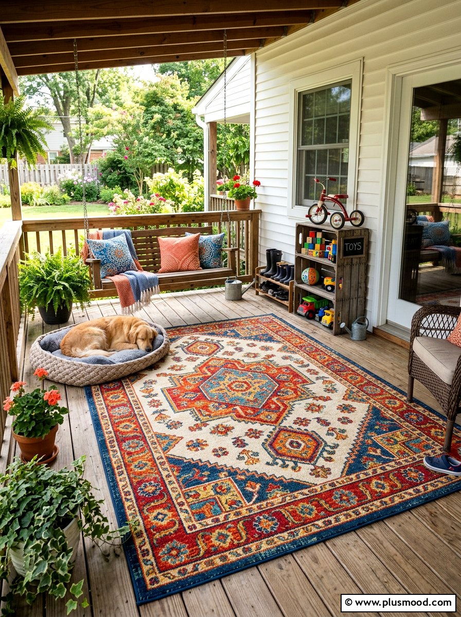 Washable Outdoor Rug - 25 summer porch rug ideas