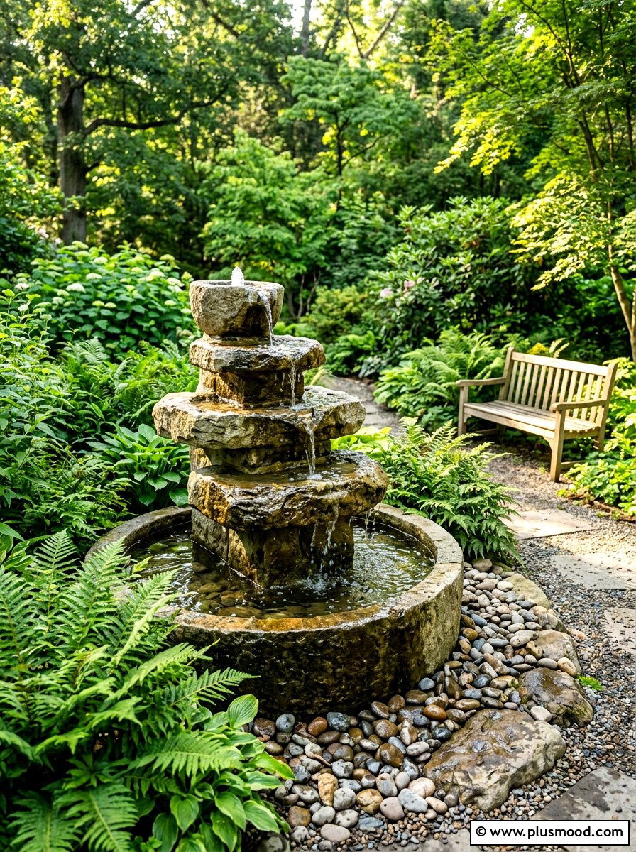 Water Feature - 25 summer backyard landscaping ideas