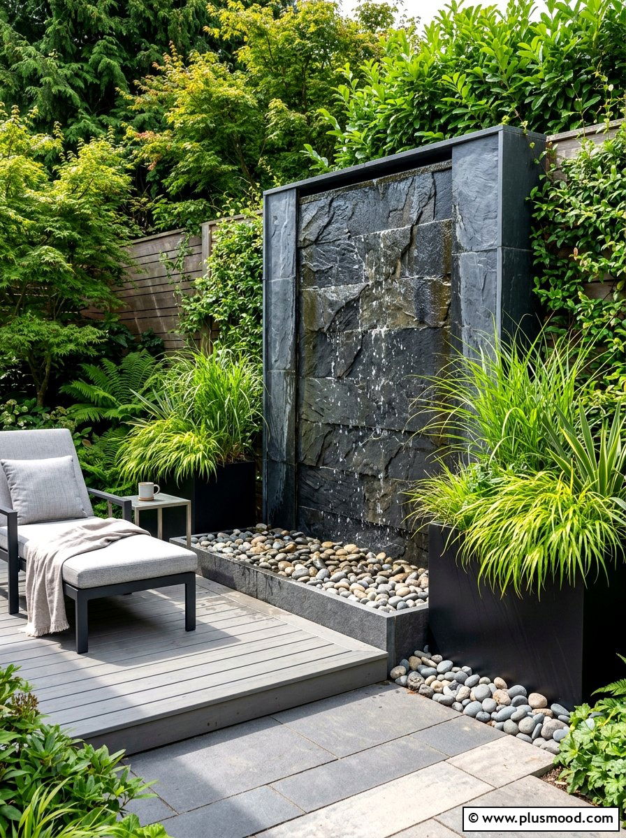 Water Feature - 25 summer resort style backyard ideas