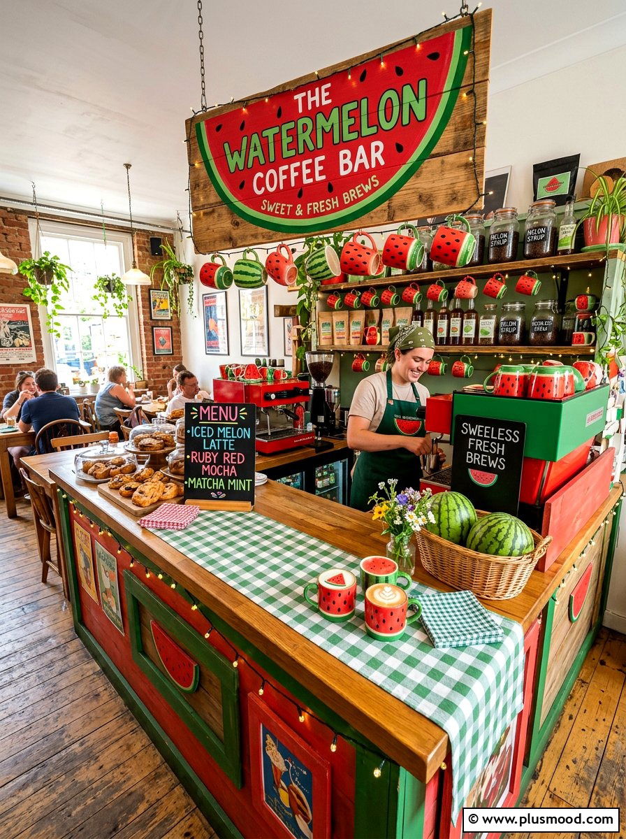 Watermelon Coffee Decor - 25 summer coffee bar decor ideas