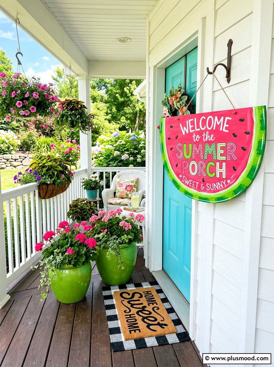 Watermelon Porch Sign