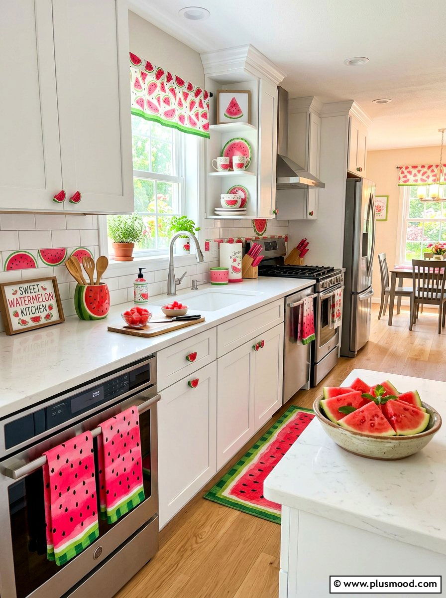 Watermelon kitchen decor - 25 summer kitchen decor ideas