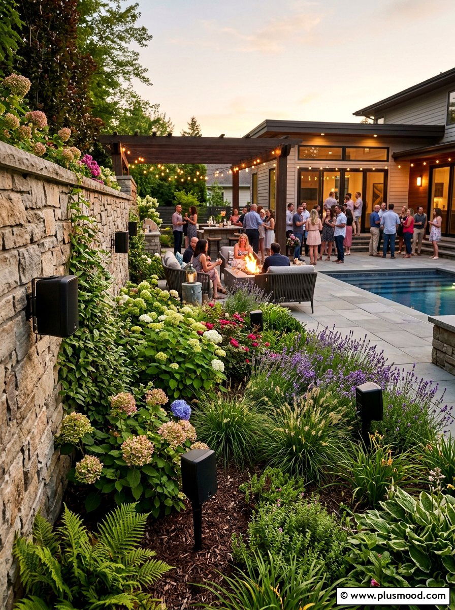 Weatherproof Sound System - 25 summer easy outdoor entertaining ideas