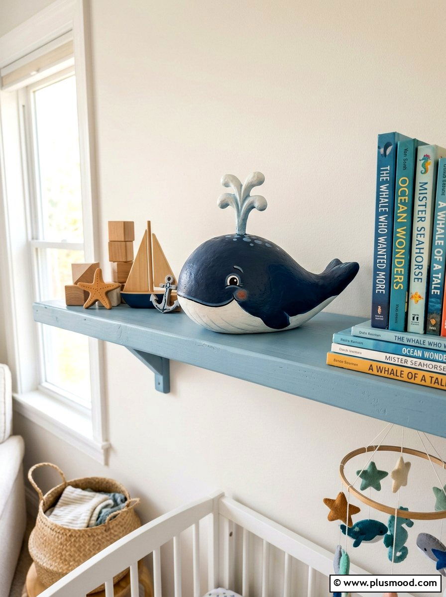 Whale Face Stone - 25 painted rock ideas with faces