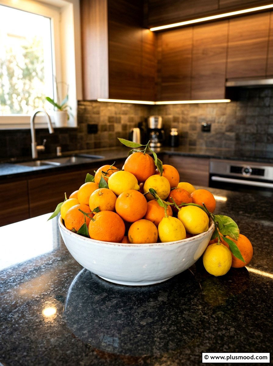White Ceramic Fruit Bowl