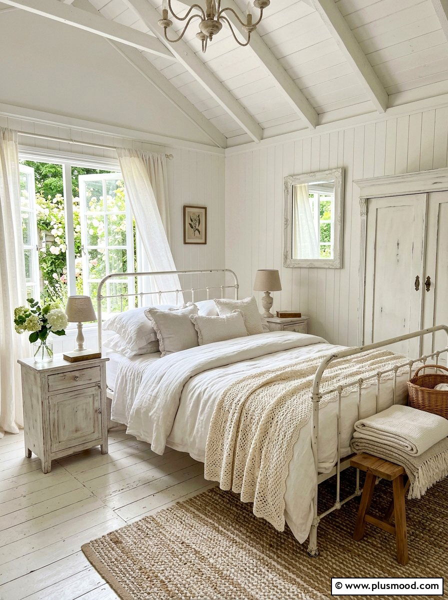 White Cottage Bedroom - 25 summer girls bedroom ideas