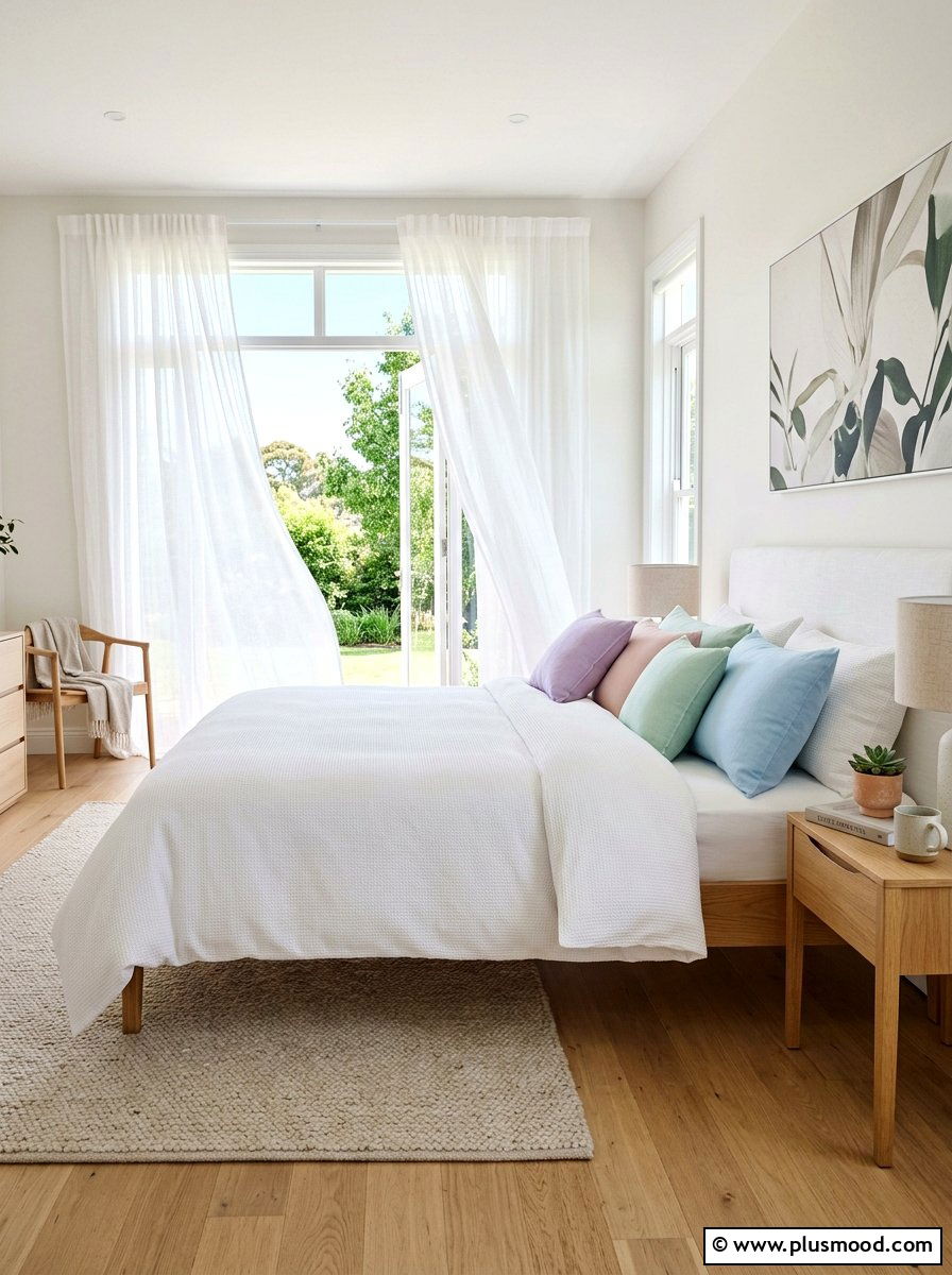 White Cotton Duvet Cover - 25 summer bedroom ideas on a budget