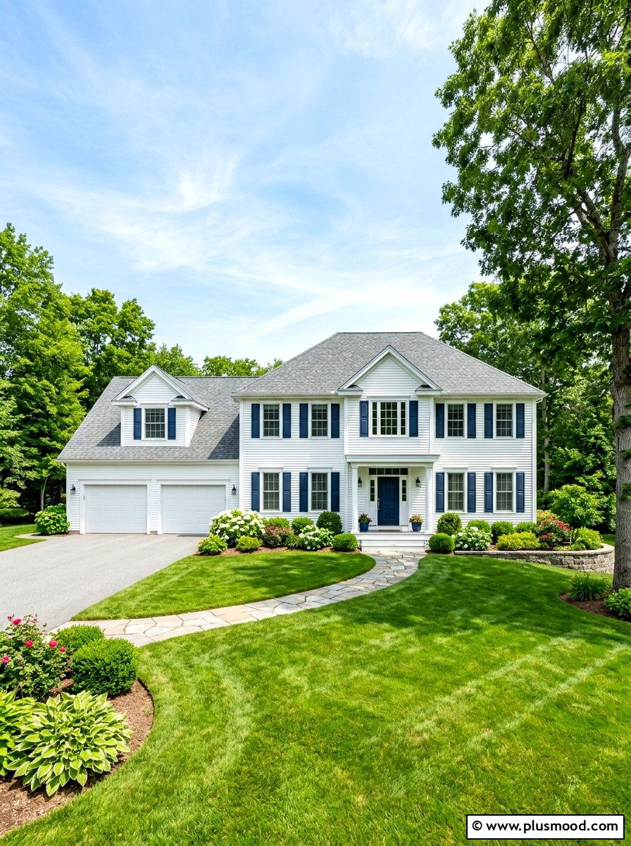 White Exterior Siding - 25 summer coastal curb appeal ideas