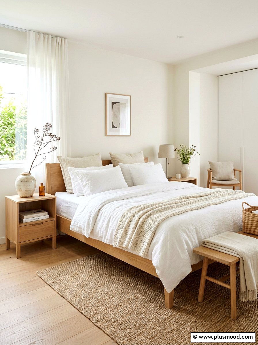 White Linen Bedding - 25 best summer bedroom ideas