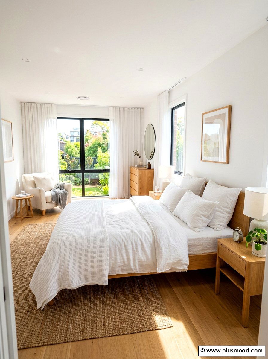 White Linen Bedding - 25 cool summer bedroom ideas