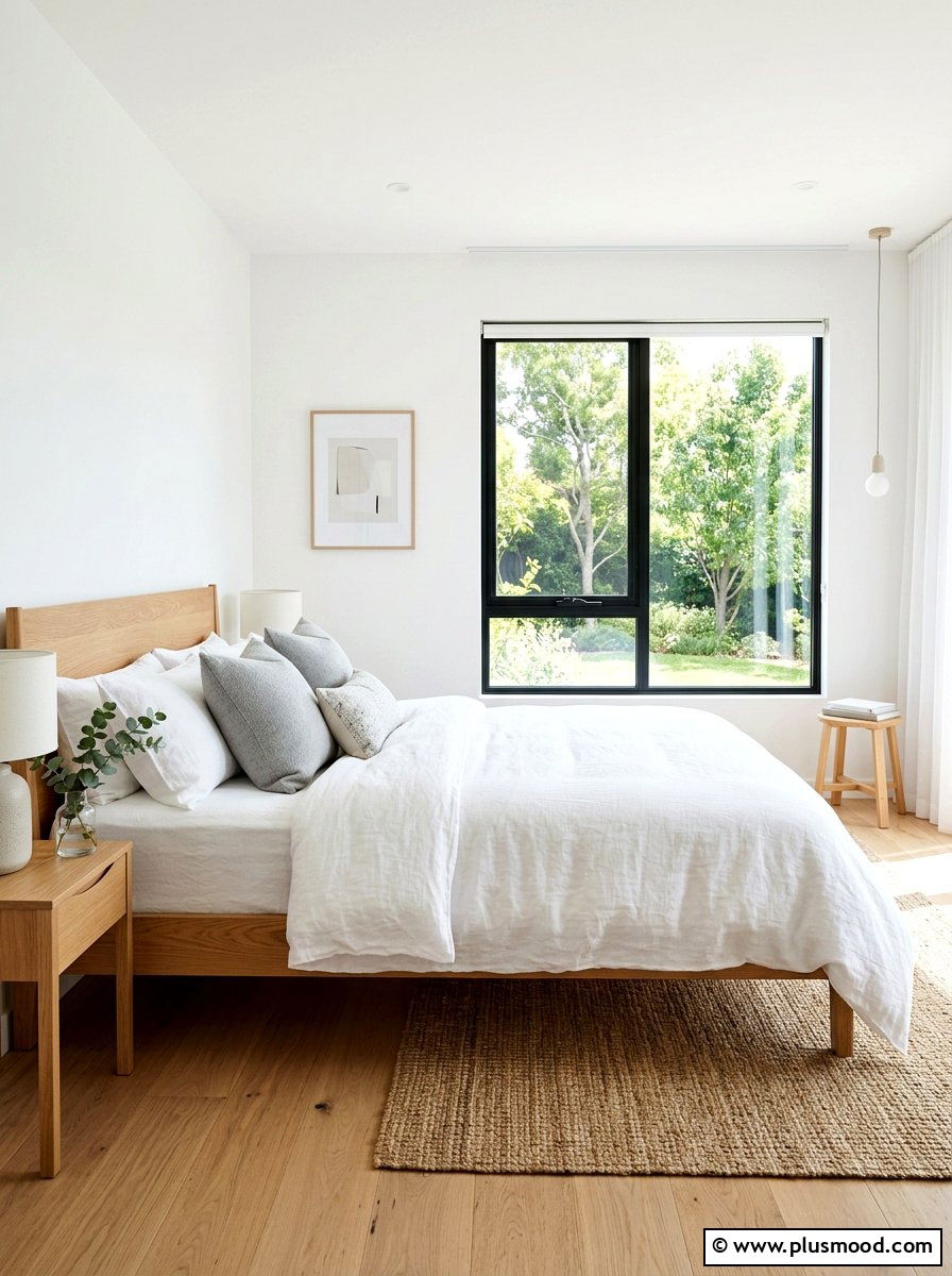 White Linen Bedding - 25 elegant summer bedroom ideas