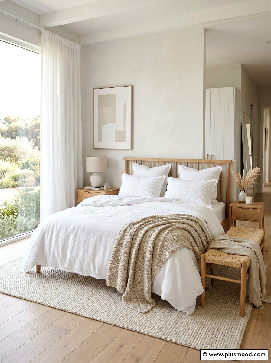 White Linen Bedding - 25 August home decor ideas