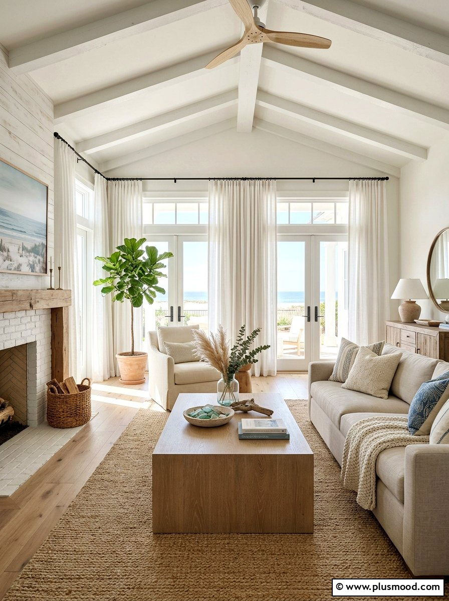 White Linen Curtains