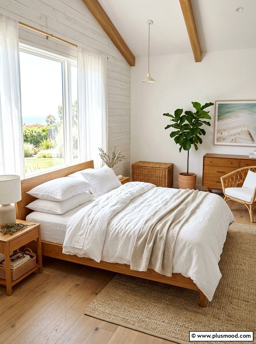 White Linen Summer Duvet - 25 summer duvet styling ideas
